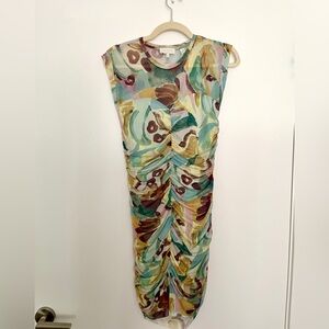 Ted Baker Floral Mesh Bodycon Dress